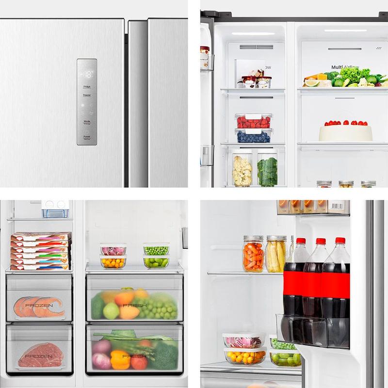 Refrigerador Side by Side Hisense Frost Free com 531 Litros Multi